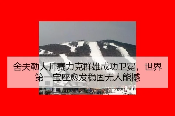舍夫勒大师赛力克群雄成功卫冕，世界第一宝座愈发稳固无人能撼